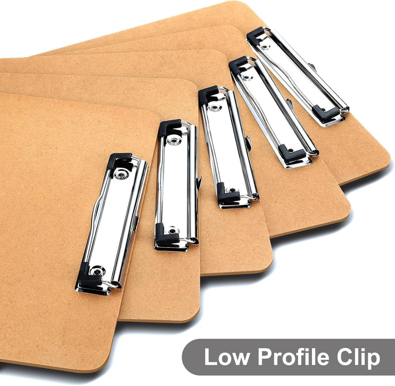 Load image into Gallery viewer, WOODEN A5 CLIPBOARD Hardboard Menu Clip Office Restaurant Writing Board Holder-3

