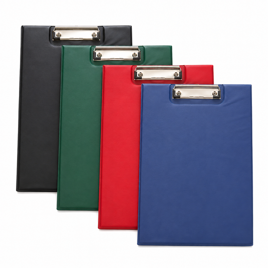 1x A4 Fold Clipboard in Assorted Colours-1