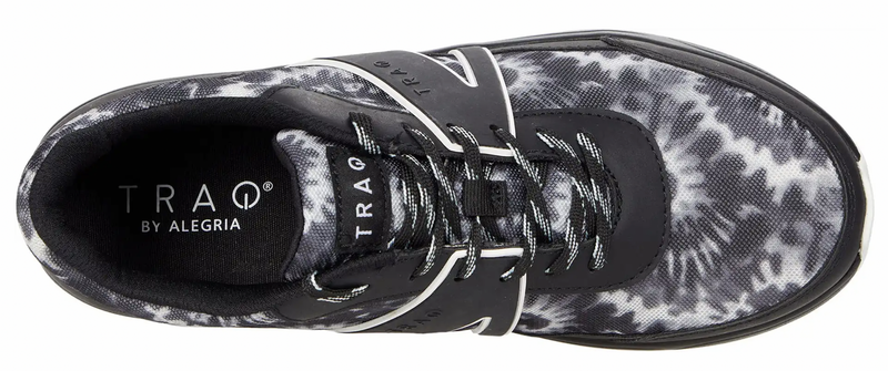 Load image into Gallery viewer, Alegria Womens TRAQ Qarma 2 Athletic Sneaker Smart Shoes- Black White Blast Off-4
