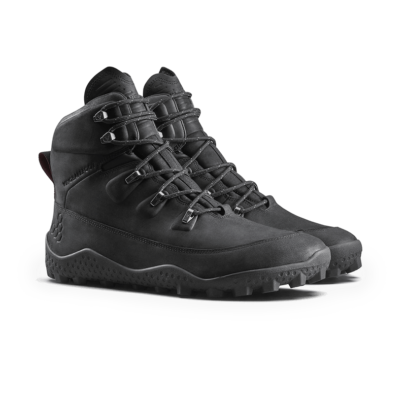 Load image into Gallery viewer, Vivobarefoot Tracker Winter III SG Men's Barefoot Winter Boot – Obsidian
