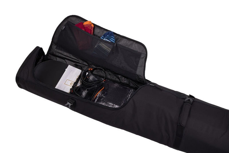 Load image into Gallery viewer, THULE 165cm RoundTrip Snowboard Roller Padded Bag Holds 2 Boards &amp; Boots in Black-4

