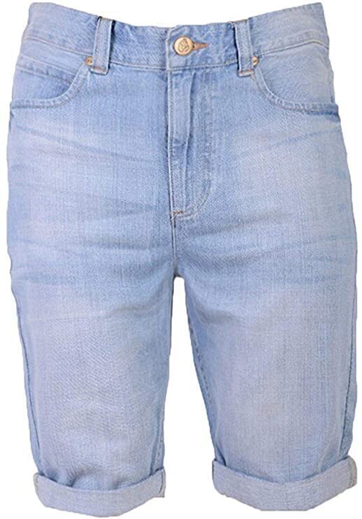 Load image into Gallery viewer, Crosshatch Mens Treyforth Trebor Jean Shorts in Light Denim-3
