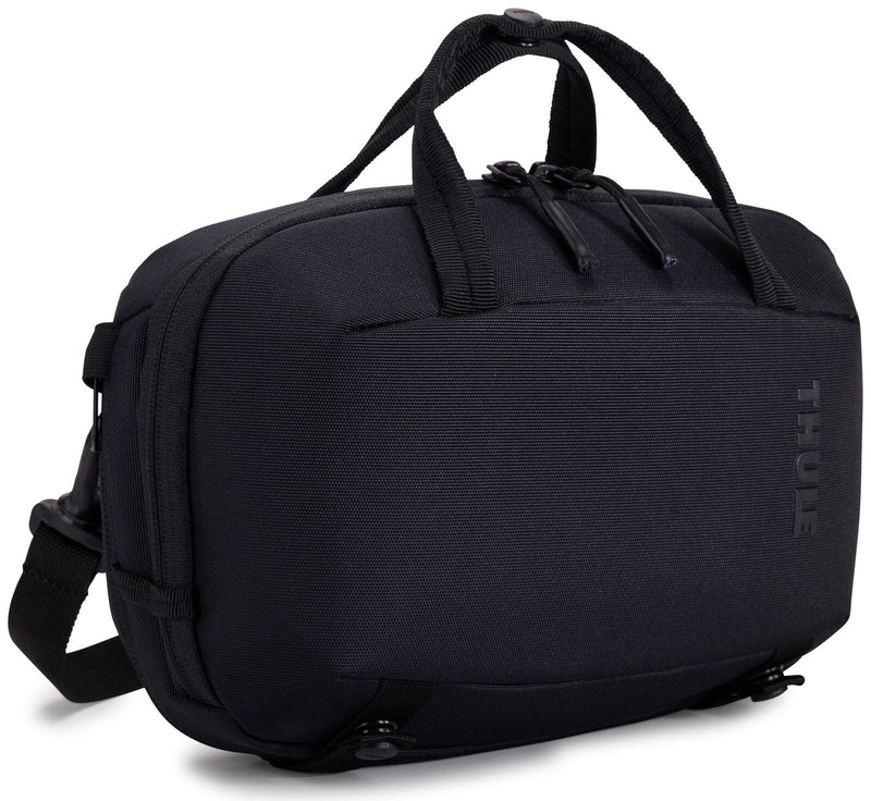 Load image into Gallery viewer, THULE Subterra 5–7L Expandable Crossbody Bag Secure Travel Shoulder Pack in Black-1

