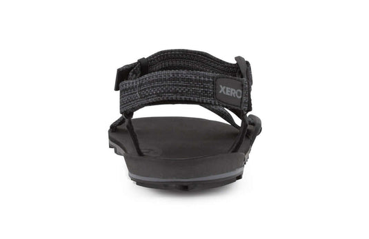 Z-Trail EV Mens Barefoot Hiking Sandal showing the back view with adjustable strap and lightweight design.