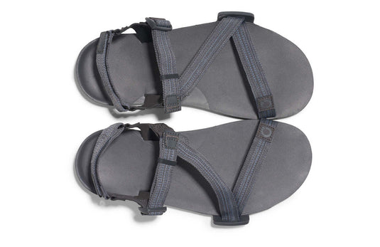 Z-Trail EV Mens Barefoot Hiking Sandal top view with adjustable straps and flexible sole