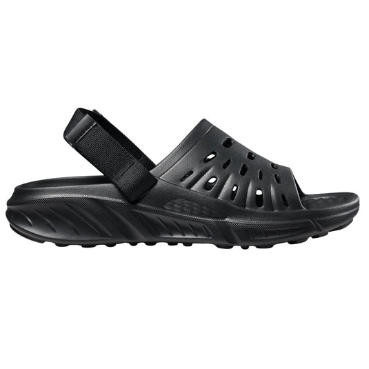 Joybees Adults Trekking Slide Lightweight Adjustable Strap Waterproof Comfort Sandal in Solid Coal-0