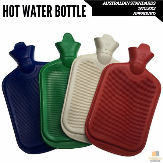 2L HOT WATER BOTTLE Winter Warm Rubber Bag Relaxing Warm Therapy Approved-1