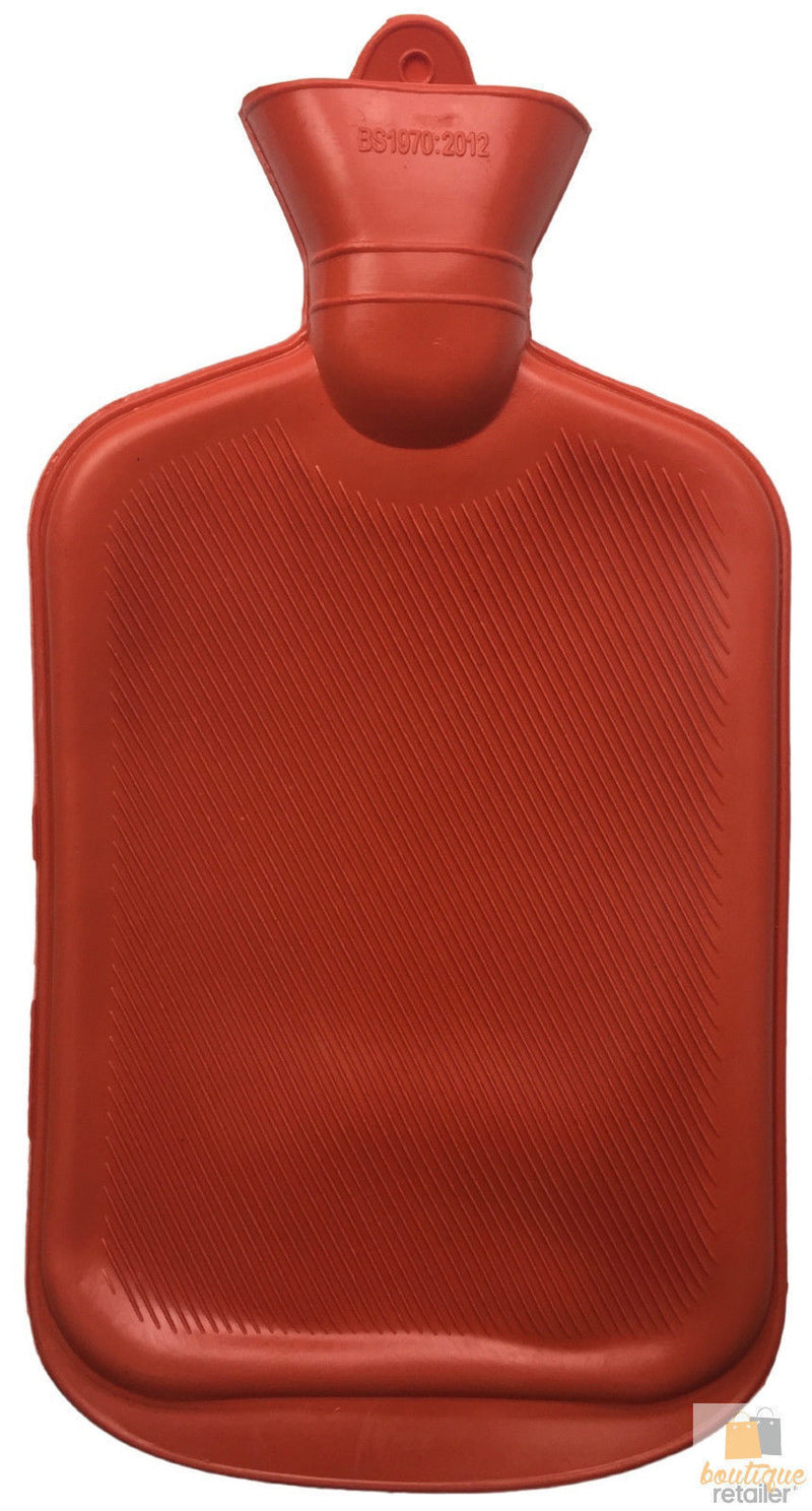 Load image into Gallery viewer, 2L HOT WATER BOTTLE Winter Warm Rubber Bag Relaxing Warm Therapy Approved-3
