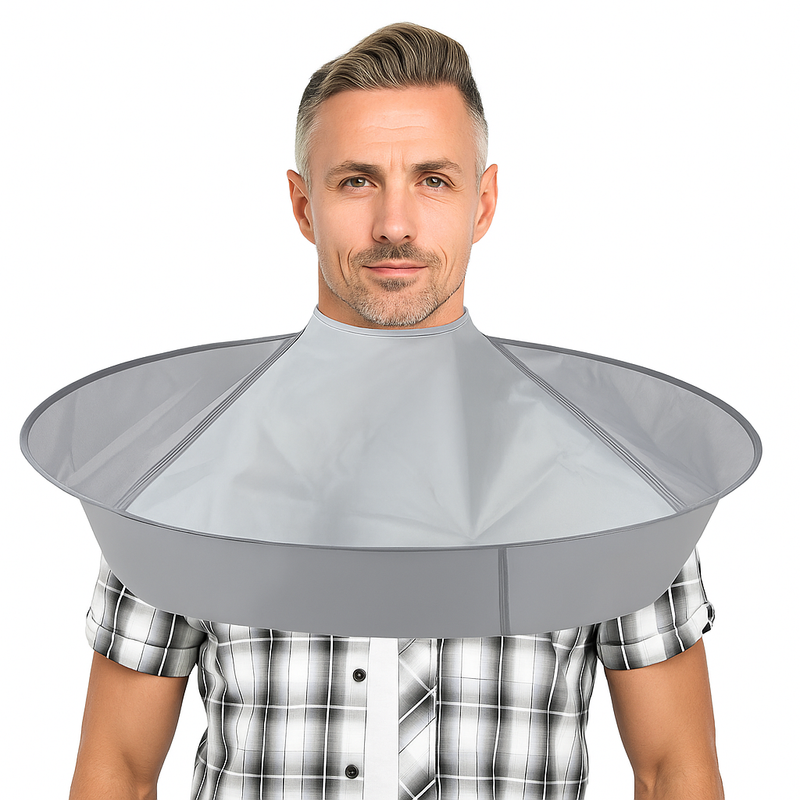 Load image into Gallery viewer, Facial Hair Cut &amp; Beard Shave Apron Cape Shaving Bib Whisker Trimming Catcher-1
