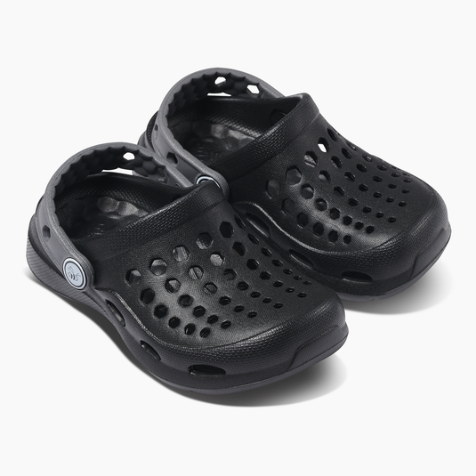 Joybees Kids Active Clogs Thongs Sandals Shoes in Black/Charcoal-3
