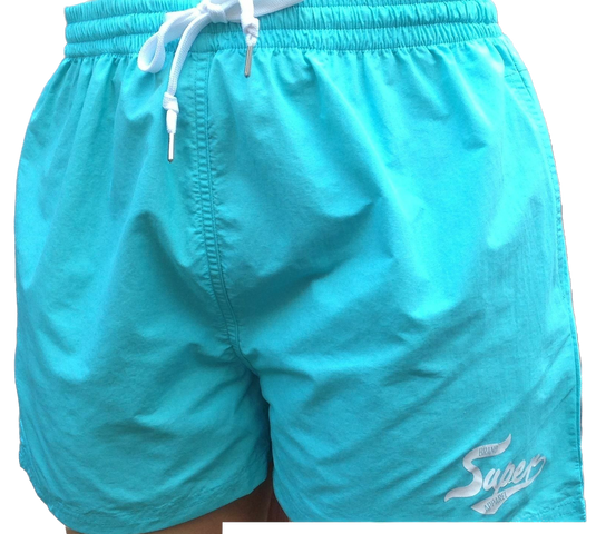 Ladies Board Shorts Beach Microfibre Swim Surf Bottoms - Blue-4