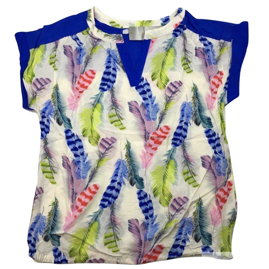 Womens Viscose Summer Gypsy Top Bohemian T Shirt Harem Tee Short Sleeve Blouse-3