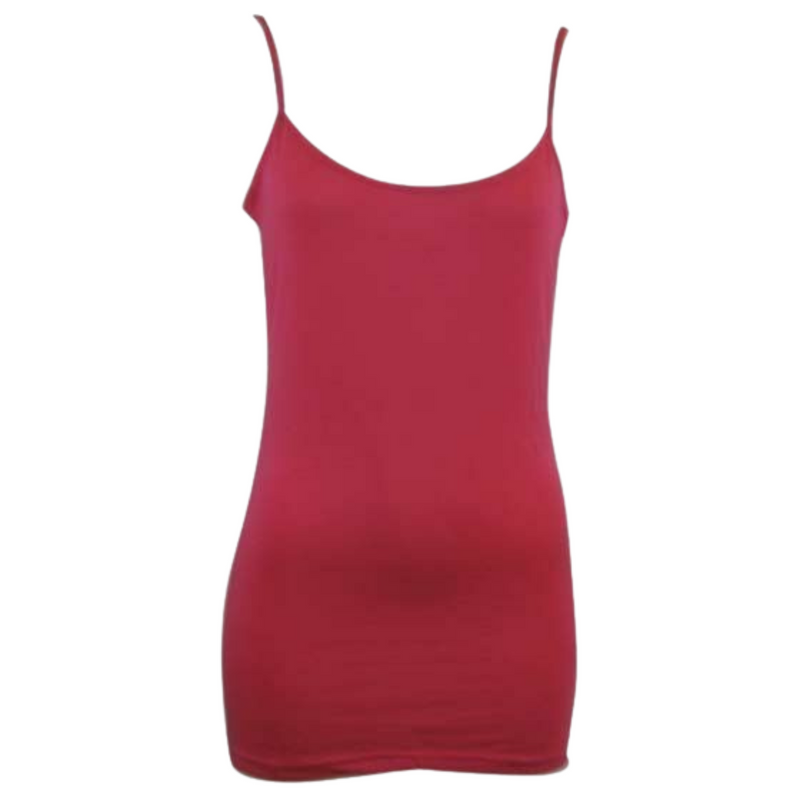 Load image into Gallery viewer, CAMISOLE TOP Long Cami Top Womens Singlet Summer Casual Wear Basic Tank Shirt-16
