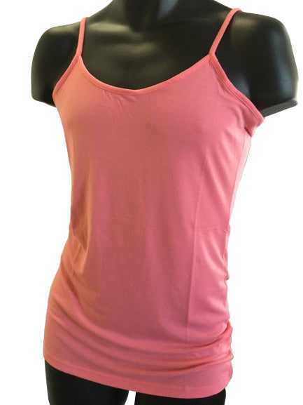 Load image into Gallery viewer, CAMISOLE TOP Long Cami Top Womens Singlet Summer Casual Wear Basic Tank Shirt-38
