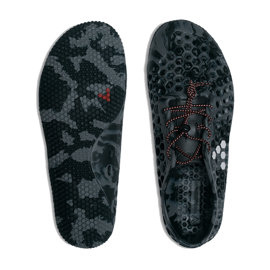 Vivobarefoot Ultra III Womens Obsidian Grey-1