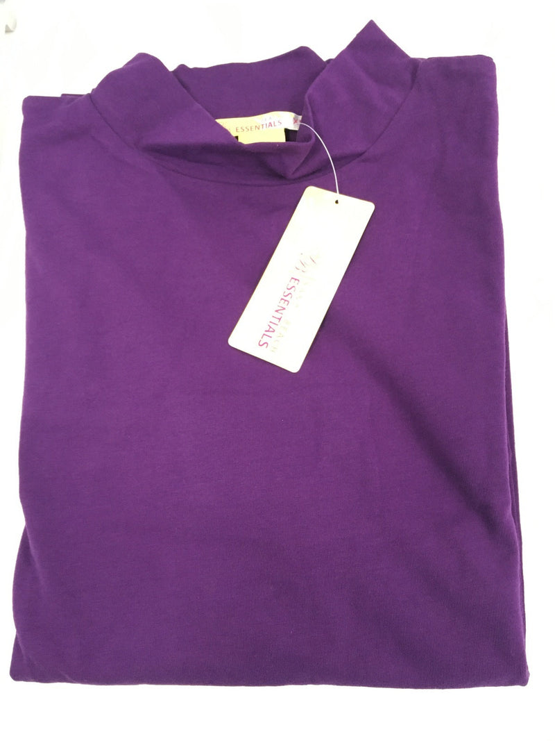 Load image into Gallery viewer, Ladies SKIVVY Turtle Neck Womens Long Sleeve Plain Top Skivvies Warm-25
