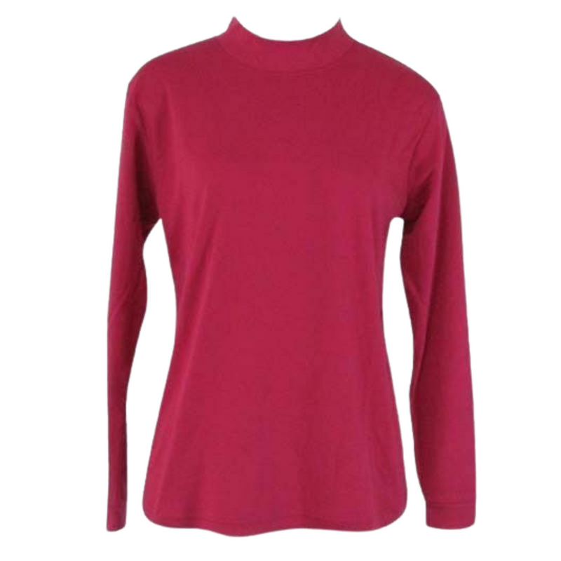 Load image into Gallery viewer, Ladies SKIVVY Turtle Neck Womens Long Sleeve Plain Top Skivvies Warm-35
