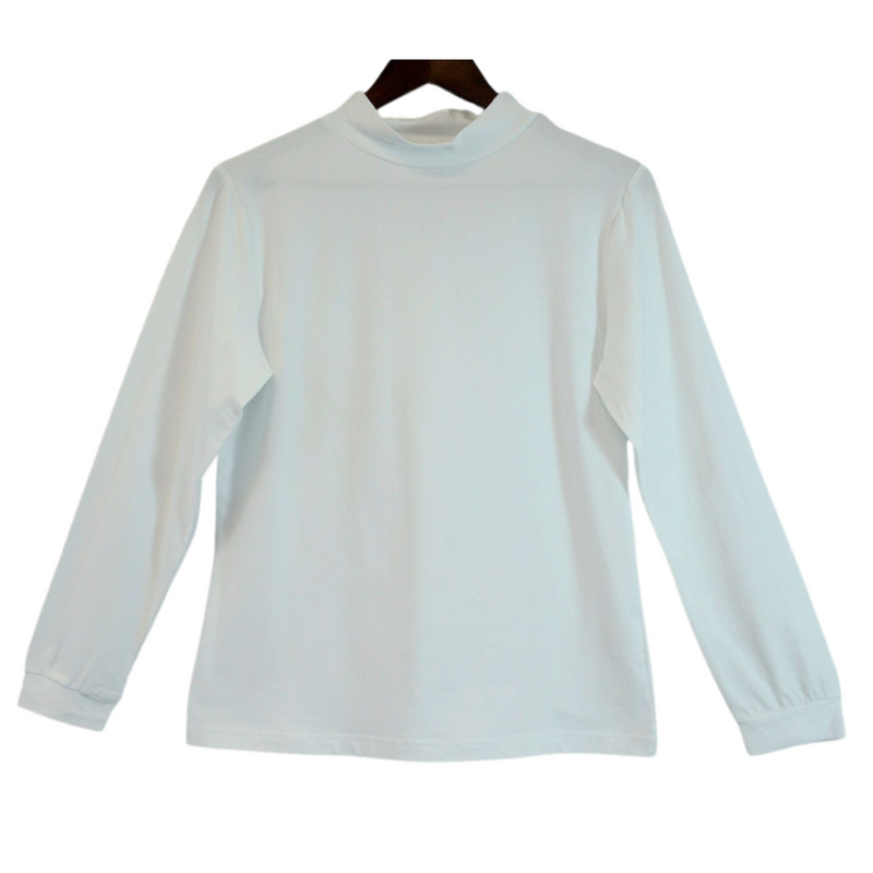 Load image into Gallery viewer, Ladies SKIVVY Turtle Neck Womens Long Sleeve Plain Top Skivvies Warm-37
