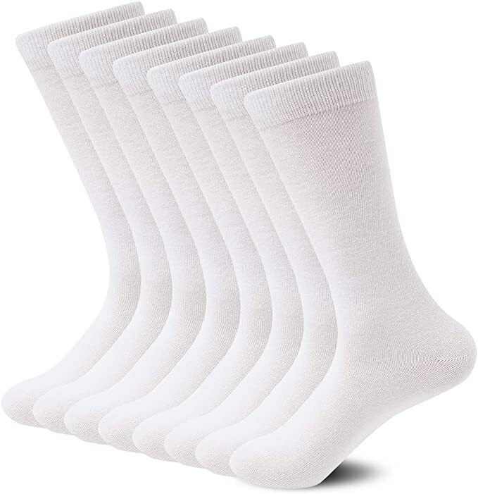 Load image into Gallery viewer, 6 Pairs BAMBOO SOCKS Crew Natural Eco Healthy Enviro Unisex Work Business BULK-7
