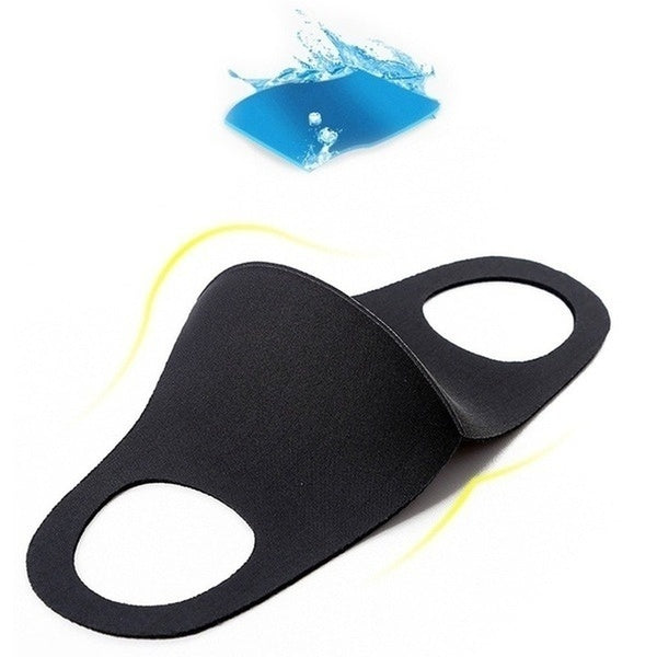 Load image into Gallery viewer, SUMMER Reusable Breathable Face Mask Mouth Mask Anti Dust Haze Protective in Black-2
