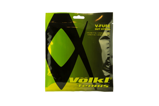 Volkl V-Blast 16g Hybrid Tennis String Set (Yellow/Black Silver)-0