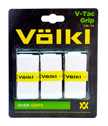 Load image into Gallery viewer, Volkl 3-Pack V-Tac Overgrips Tennis Grips in White-0
