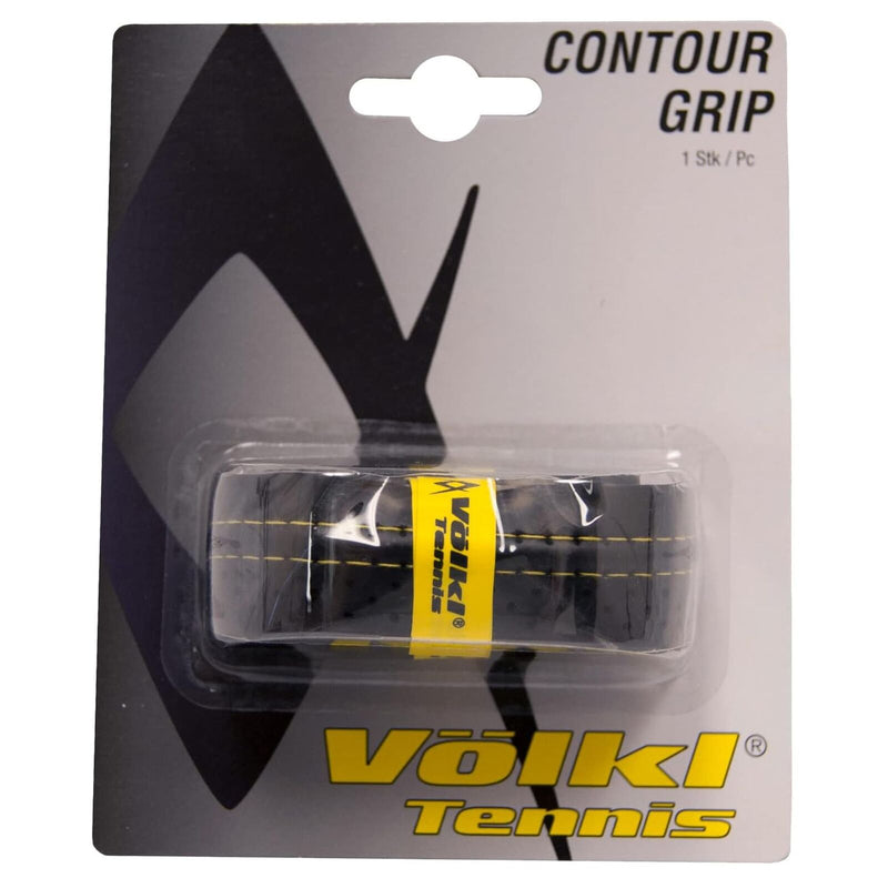 Load image into Gallery viewer, Volkl Contour Tennis Replacement Grip Racquet Handle Wrap in Black-1
