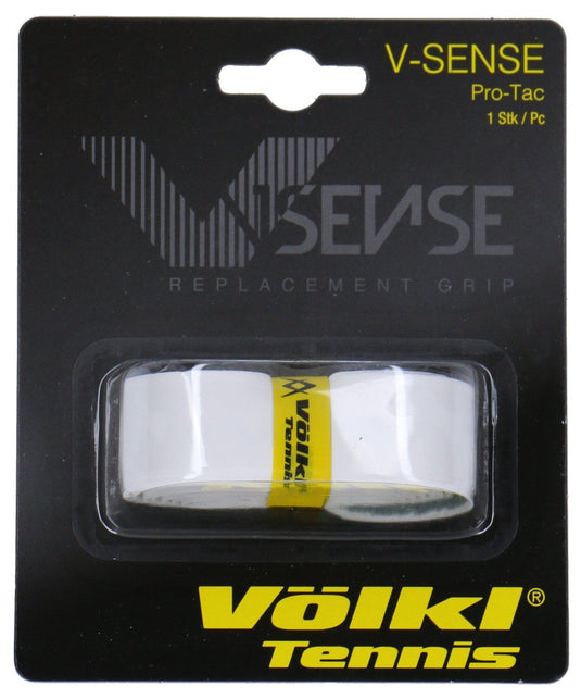 Volkl V-Sense Pro Tac Replacement Grip Overgrip in White-1