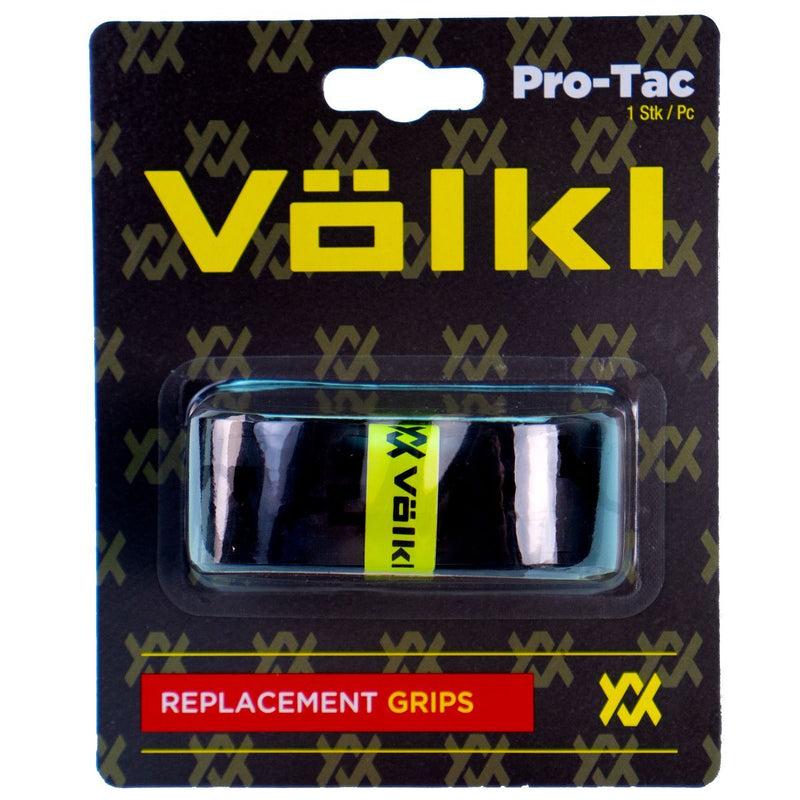 Load image into Gallery viewer, Volkl Pro Tac Replacement Grip w/ Extra Tac &amp; Hold in Black-1
