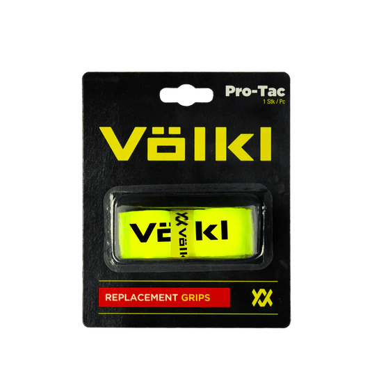 Volkl Pro Tac Tennis Overgrip Grip Tape 1 Pack in Neon Yellow-1