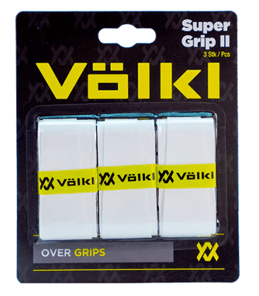 Load image into Gallery viewer, Volkl 3-Pack Super Grip II Tennis Grips in White-0
