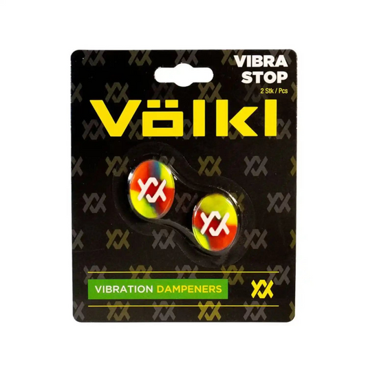 2x Volkl Vibra Stop Tennis Racquet Vibration Dampeners in Rainbow-1