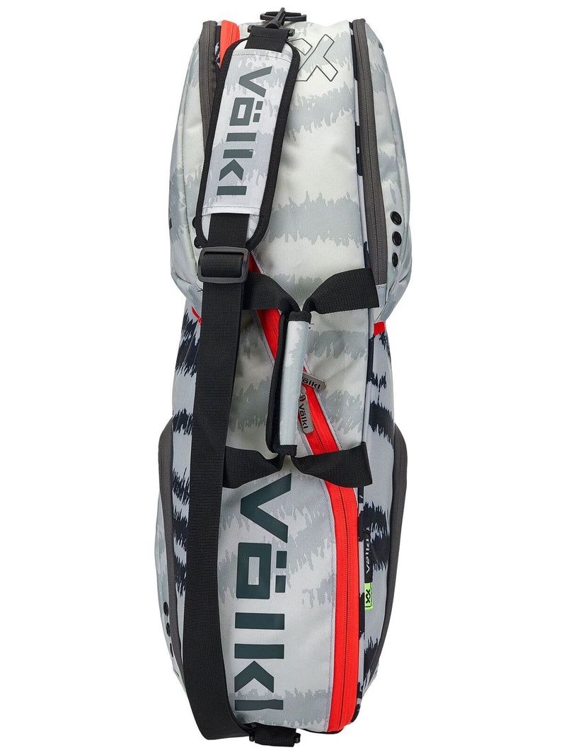 Load image into Gallery viewer, Volkl Zebra Pro Tennis Bag (Fits 3-5 Racquets) in White/Black-3
