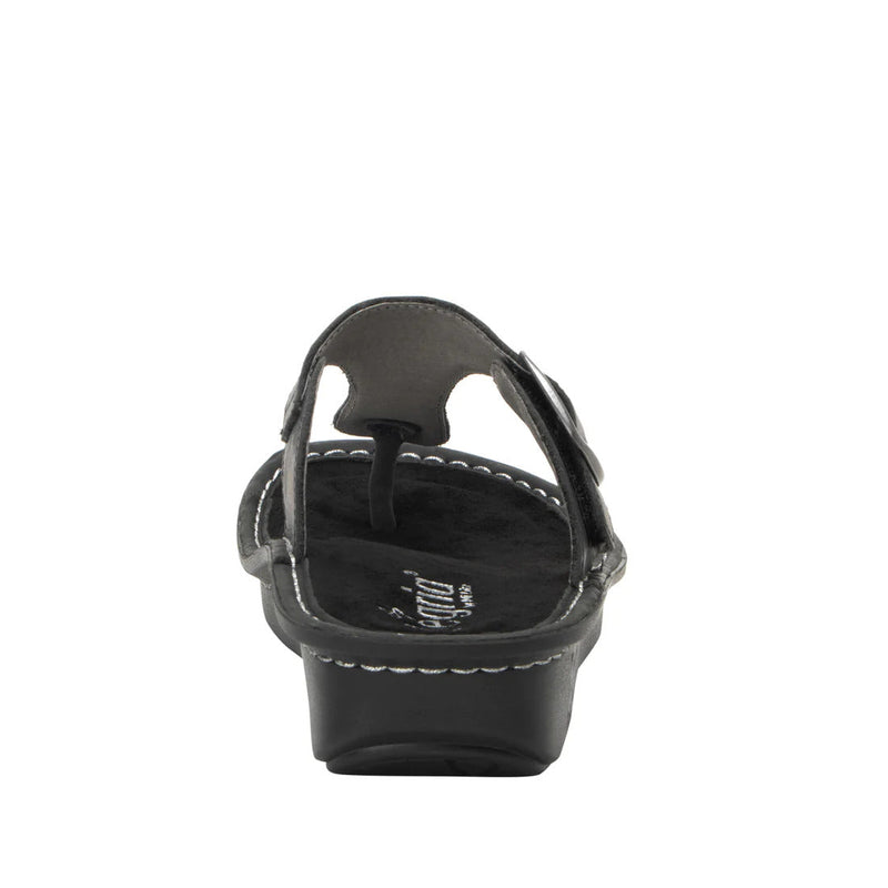 Load image into Gallery viewer, Alegria Vella Comfort Sandals Slip On Ladies Shoes - Oiled Black-4
