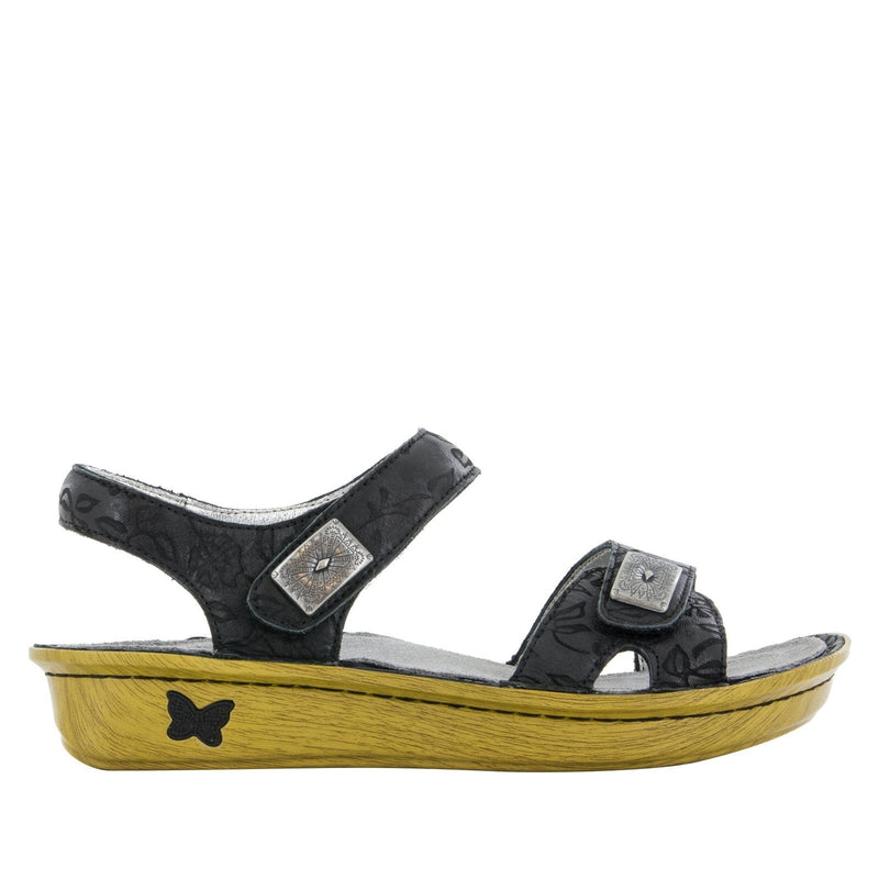 Load image into Gallery viewer, ALEGRIA Vienna Ankle Strap Sandals Shoes Womens - Morning Glory Black-3
