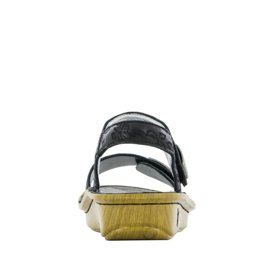 ALEGRIA Vienna Ankle Strap Sandals Shoes Womens - Morning Glory Black-4