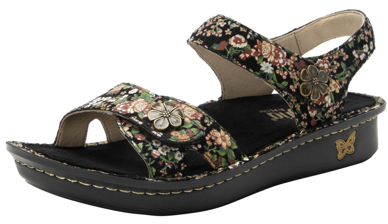 Load image into Gallery viewer, Alegria Vienna Ankle Strap Sandals Shoes Womens Leather - Earthy Bloom-0
