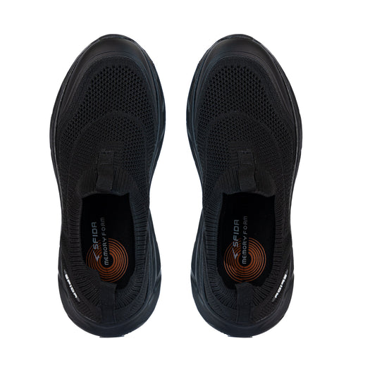 Vitali Men's Comfort Walker - Black/Black-4