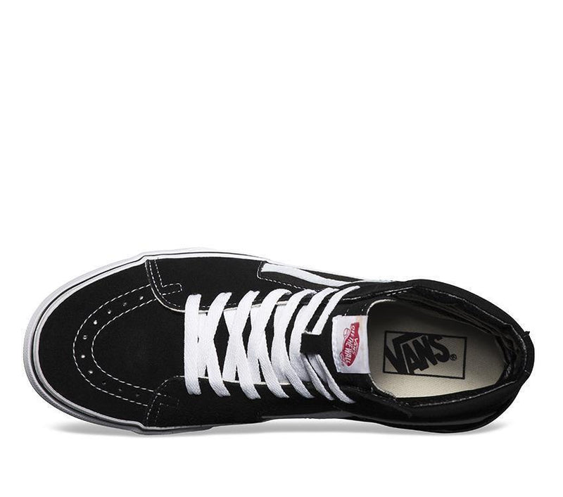Load image into Gallery viewer, VANS SK8 Hi Casual Shoes High Top Canvas Skateboard Sneakers Old Skool - Black/White-3

