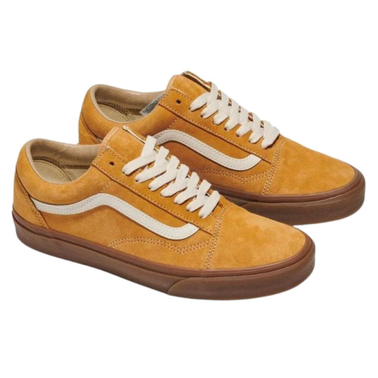 Vans Old Skool Pig Suede Gum Antelope Mens Casual Shoes Sneakers-0