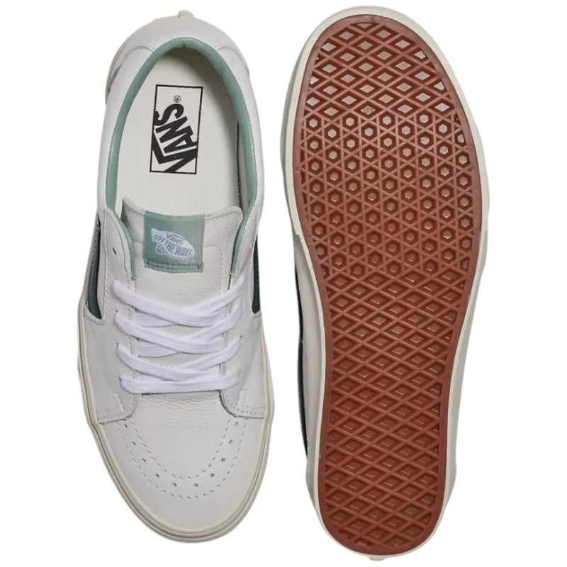 Load image into Gallery viewer, Mens Vans Sk8 Low Premium Leather Green Gables Lace Up Shoes-4
