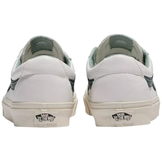Mens Vans Sk8 Low Premium Leather Green Gables Lace Up Shoes-3