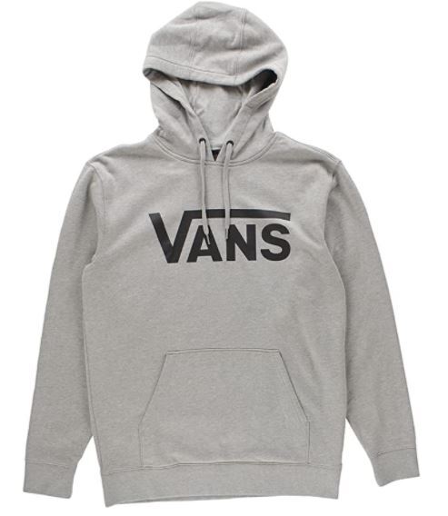 VANS Mens MN Classic PO Hoodie II Jacket - Grey (Cement Heatherblack Ady)-0
