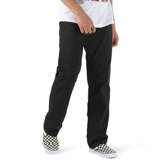 Vans Mens Authentic Chino Relaxed Pants Casual Trousers - Black-0