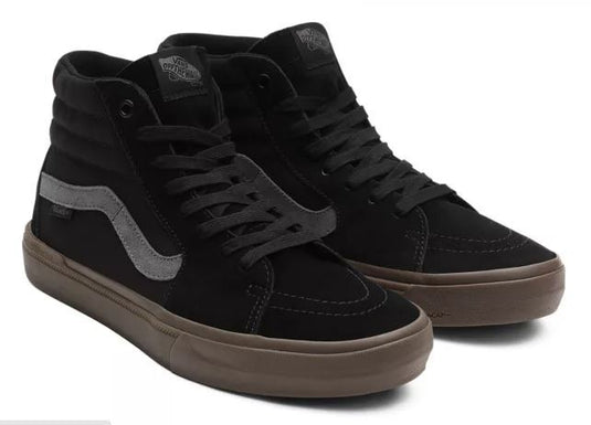 Vans Mens BMX SK8-HI Shoes High Top Runners Sneakers Skate - Black/Dark Gum-1