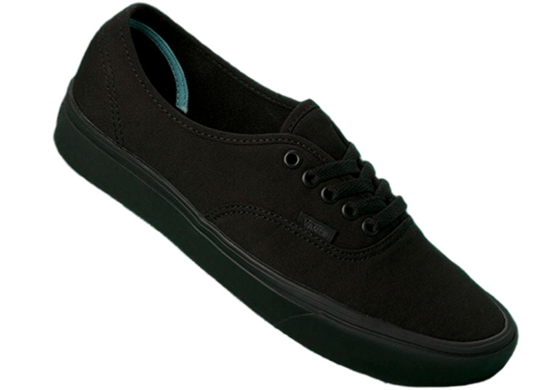 Load image into Gallery viewer, Vans Mens Authentic Comfycush Canvas Shoes Classic Sneaker Casual - Black/Black-4
