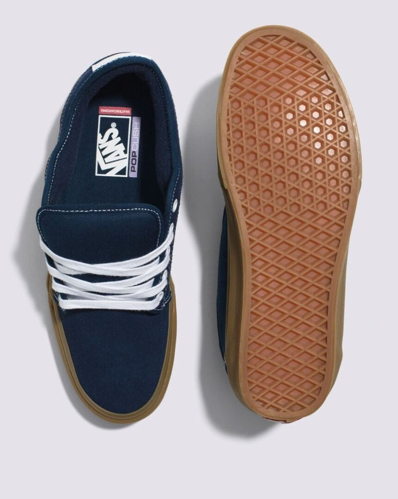 Load image into Gallery viewer, Vans Skate Chukka Low Lace Up Shoes in Dress Blues/Gum-4
