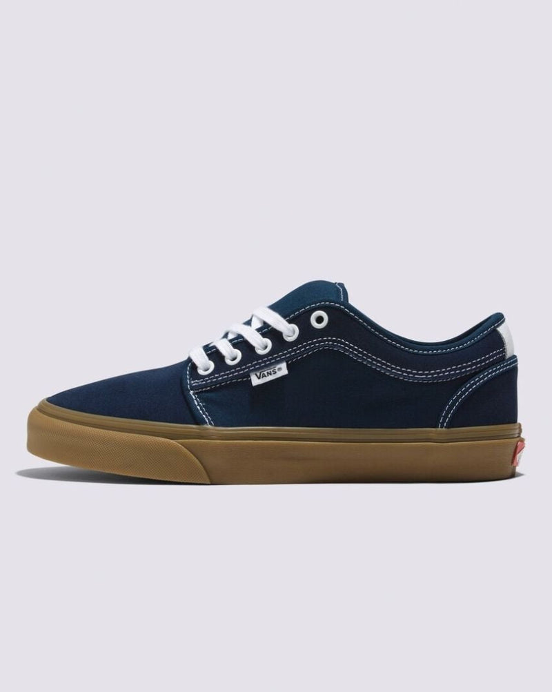 Load image into Gallery viewer, Vans Skate Chukka Low Lace Up Shoes in Dress Blues/Gum-3
