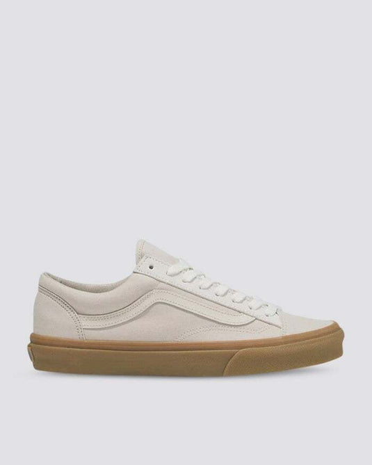 Vans Style 36 Low Top Lace Up Shoes - Light Brown/White-3