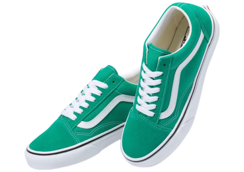 Load image into Gallery viewer, Vans Old Skool Canvas Casual Sneakers Shoes Skateboard - Pepper Green/White-4
